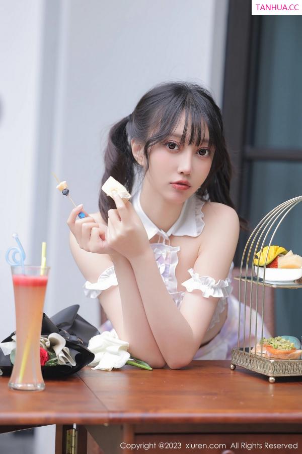 玥儿玥  [XiuRen]高清写真图 2023.03.10 No.6392 玥儿玥er 女仆服美腿第9张图片